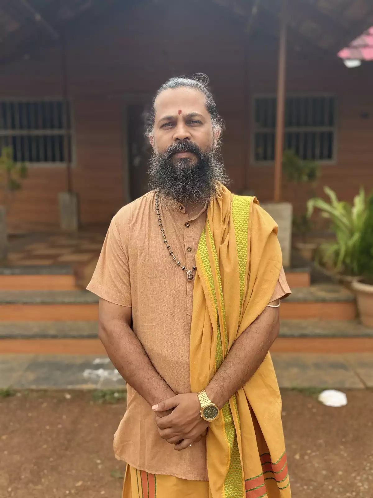 The Man — Guruji at the goshala