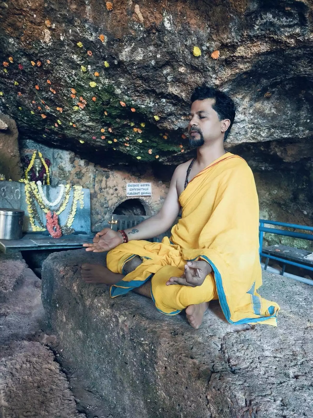 Guruji in sadhana