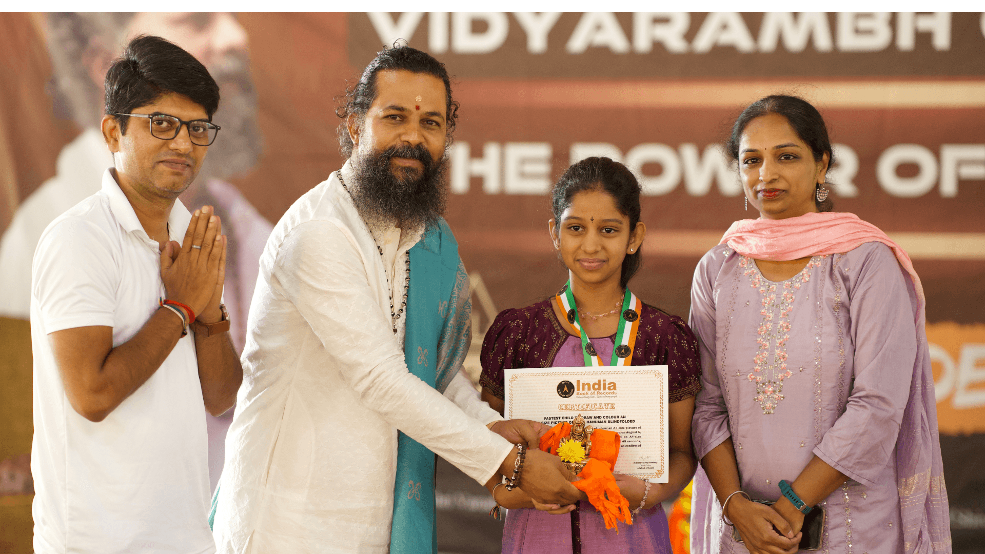 The annual gathering at the Gurukula