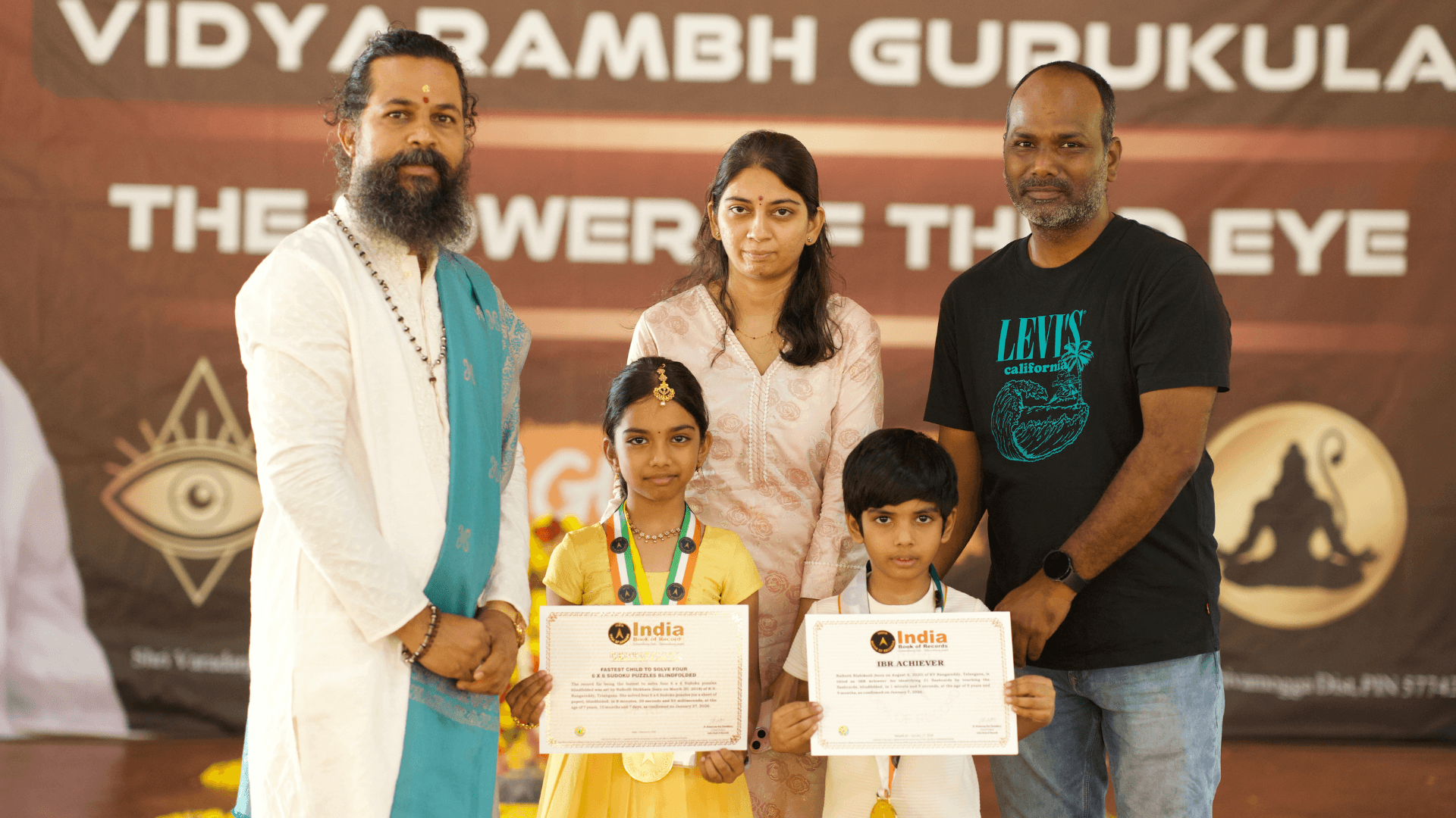 Families at the annual gathering